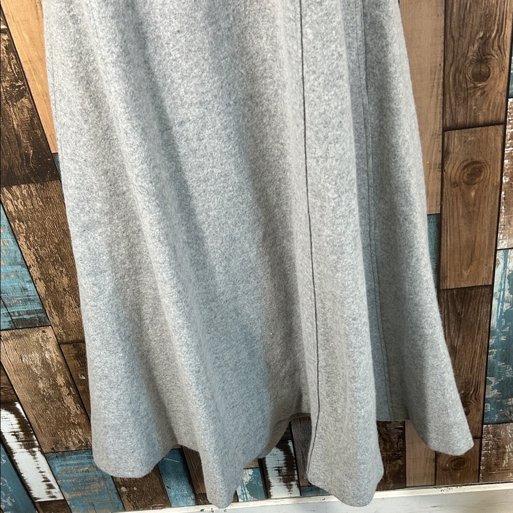 Pascal Millet Large  Gray Sleeveless Turtleneck Midi Dress - Picture 6 of 16